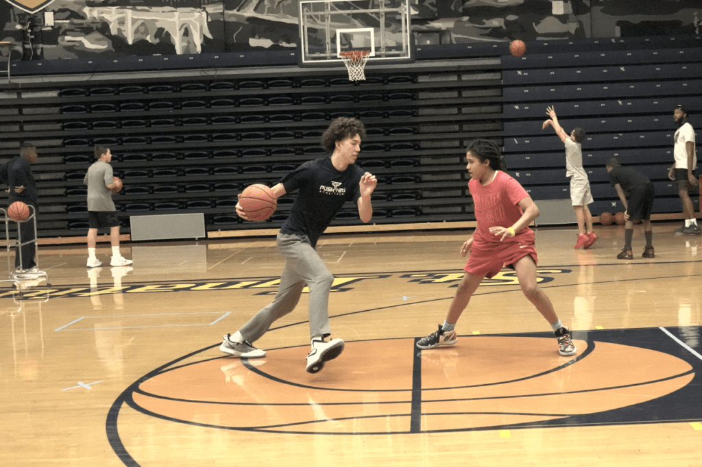 dribbling drills for youth basketball players